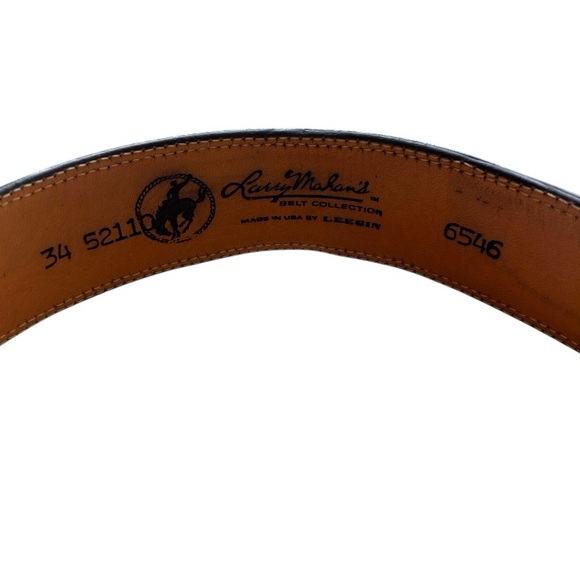 Larry Mahan Vintage Brown Belt - Picture 2 of 5